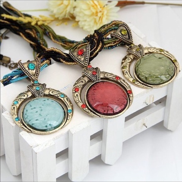 HOST PICK! Bohemian Faux Stone - Beaded Rope Chain - Picture 3 of 5